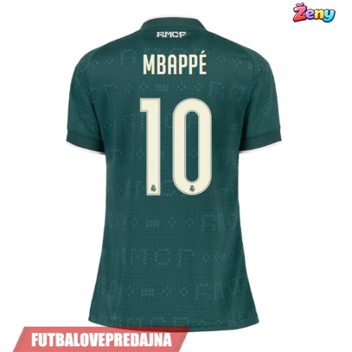 Lacne Ženy Futbalové dres Real Madrid Kylian Mbappe #10 2026-27 Krátky Rukáv - Preč